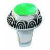 Bague Agate Verte (Ouverte)