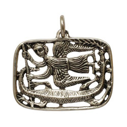 Angel Slaying the Dragon Pendant