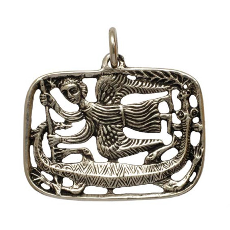 Pendentif Ange Terrassant Le Dragon