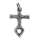 Toulhoat Small cross with heart pattern