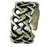 Bague Cylindre Entrelacs Ajourés (Ouverte)