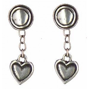 Heart earrings pendants 