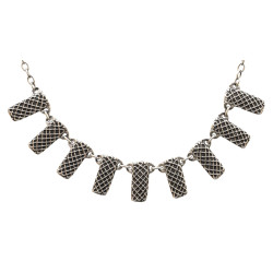 Collier Entrelacs En Rectangle 9 Elts