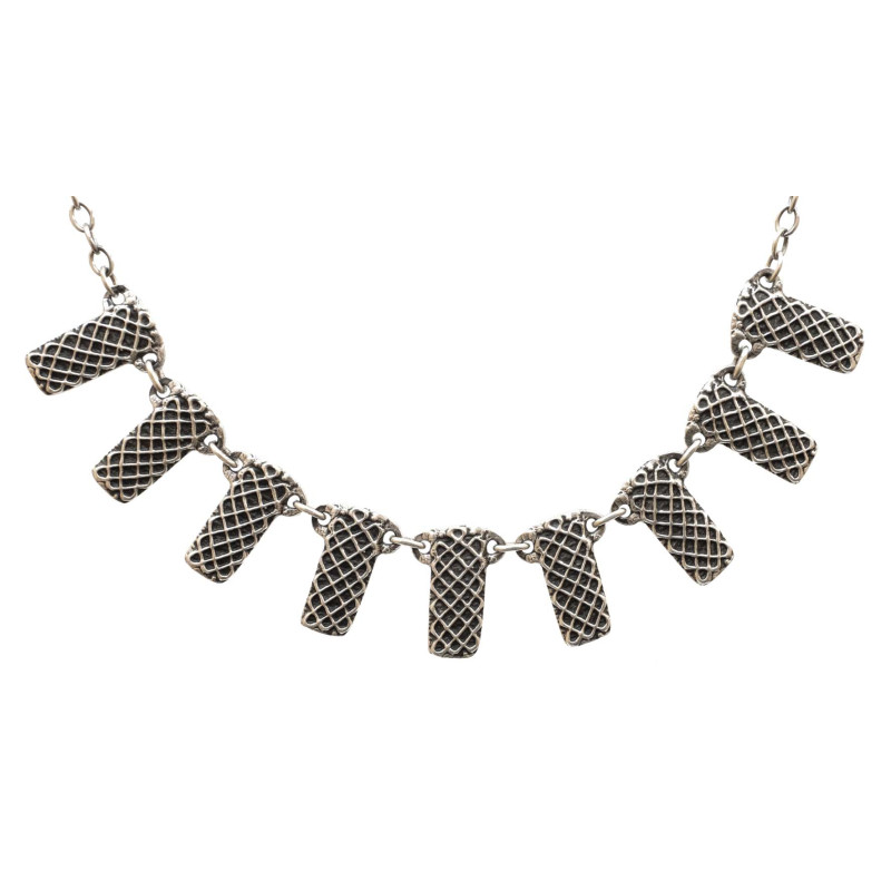 Collier Entrelacs En Rectangle 9 Elts