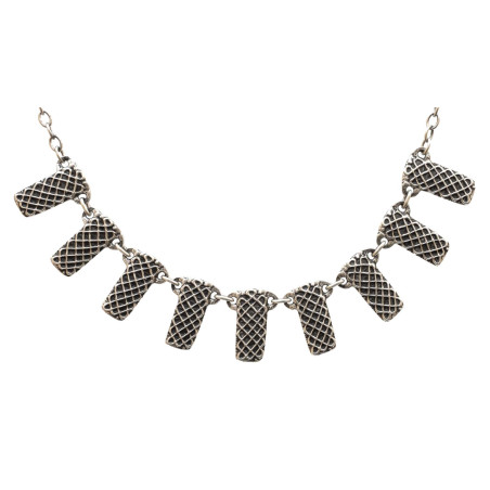 Collier Entrelacs En Rectangle 9 Elts