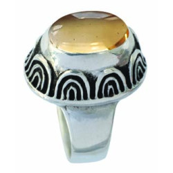 Bague Citrine (Ouv.)