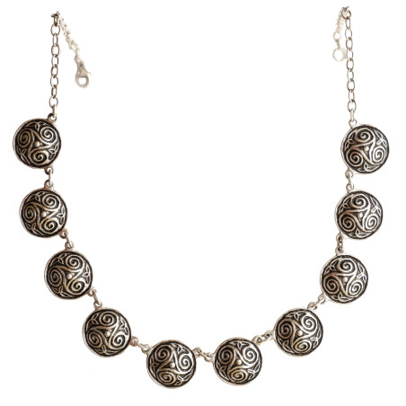 Collier Triskel Cône 10 Elts