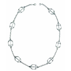 Collier 9 Elts Médaillons Ancre