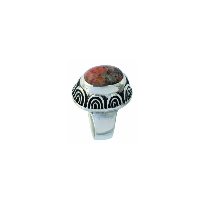 Pink Granite Ring (Open)