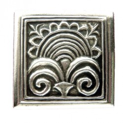Toulhoat Square finial brooch