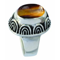 Tiger's Eye Ring (Open)