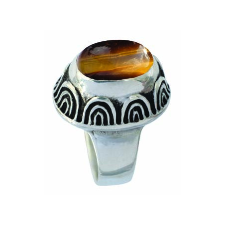 Tiger's Eye Ring (Open)
