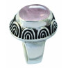 Bague Quartz Rose (Ouverte)