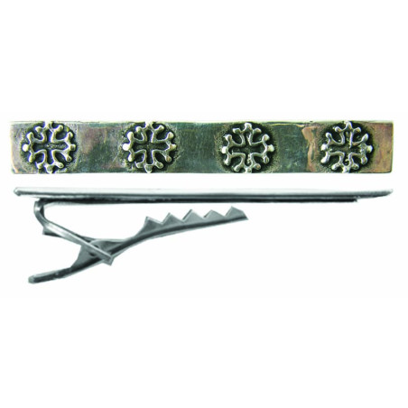 Occitan Cross Tie Clip