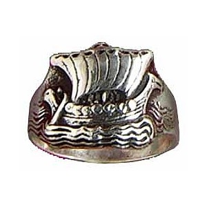 Bague petit drakkar