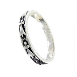 Ermine narrow ring