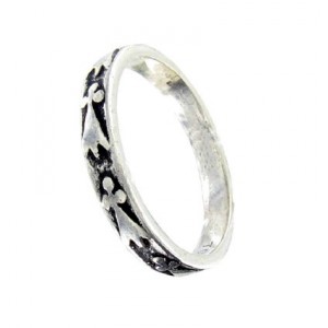 Ermine narrow ring