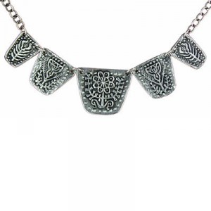 Toulhoat Bench of flowers necklace