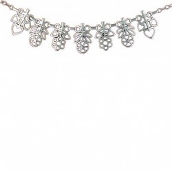 Toulhoat Flowers necklace 7 elts