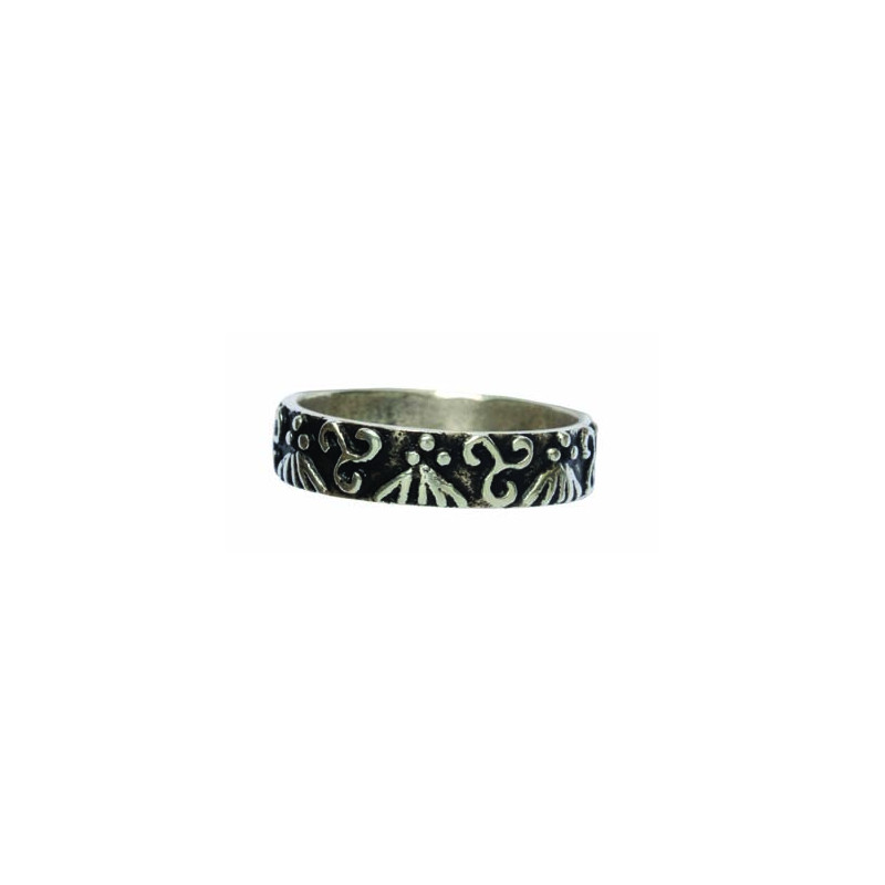 Ermine and Triskelion Ring 6 mm (V.T.)