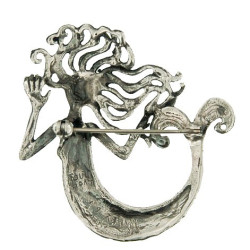 Broche Sirène Toulhoat en argent