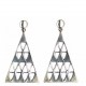 Triangle earrings pendants 