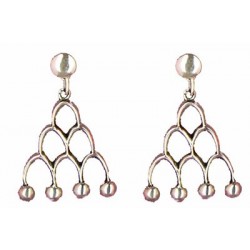 Pompon earrings pendants 