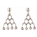 Pompon earrings pendants 