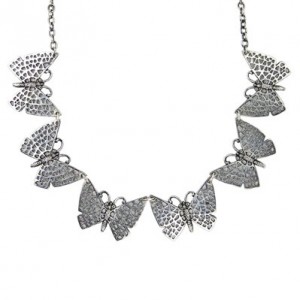 Toulhoat Butterfly necklace 6 elts