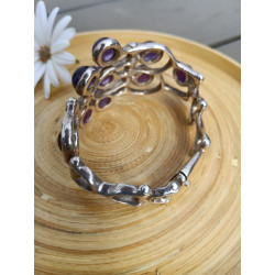 Brac. 9 Amethysts 17.5 cm