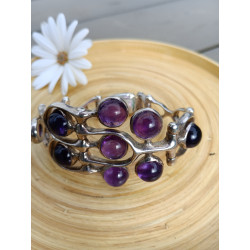 Brac. 9 Amethysts 17.5 cm