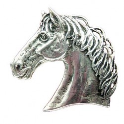 Toulhoat Horse’s head brooch