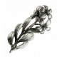 Toulhoat 3 flowers brooch