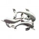 Toulhoat Small dolphins brooch