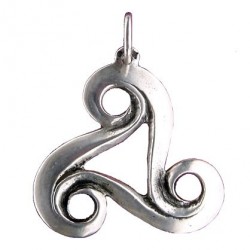 Toulhoat Big intended triskel pendant