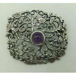 Broche Vigne Améthyste
