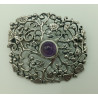 Amethyst Vine Brooch