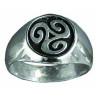 Triskel signet ring