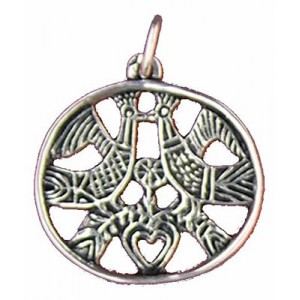 Pendentif Toulhoat 2 coqs