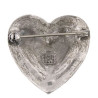 Glazik Heart Brooch