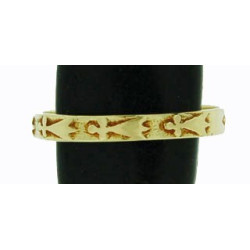 Anneau Hermines en or jaune Toulhoat