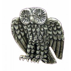 Toulhoat Small owl brooch