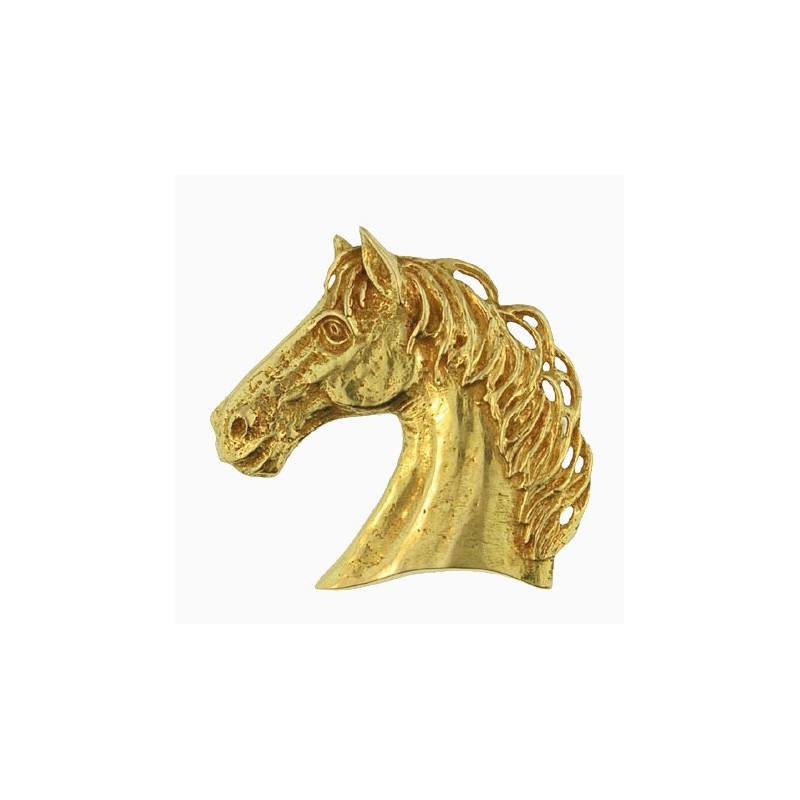 Large Horse Head Brooch