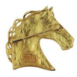 Large Horse Head Brooch