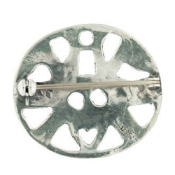 Broche 2 Coqs Toulhoat