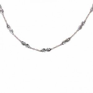 Toulhoat S shape necklace 9 elts