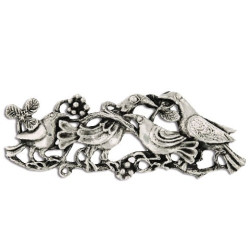 Broche 4 Oiseaux Toulhoat