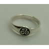 Mini Triskelion Signet Ring