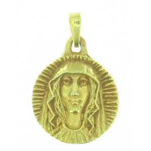 Toulhoat Round Virgin medal