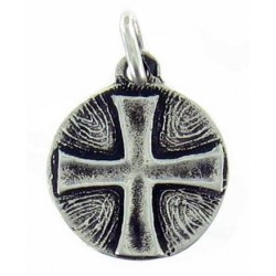 Round cross medal